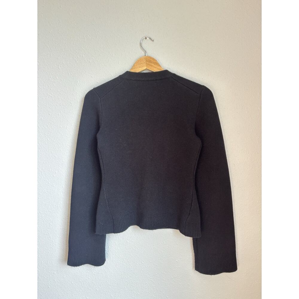 JENNI KAYNE Cooper Cardigan Sweater Black XS - Picture 7 of 9